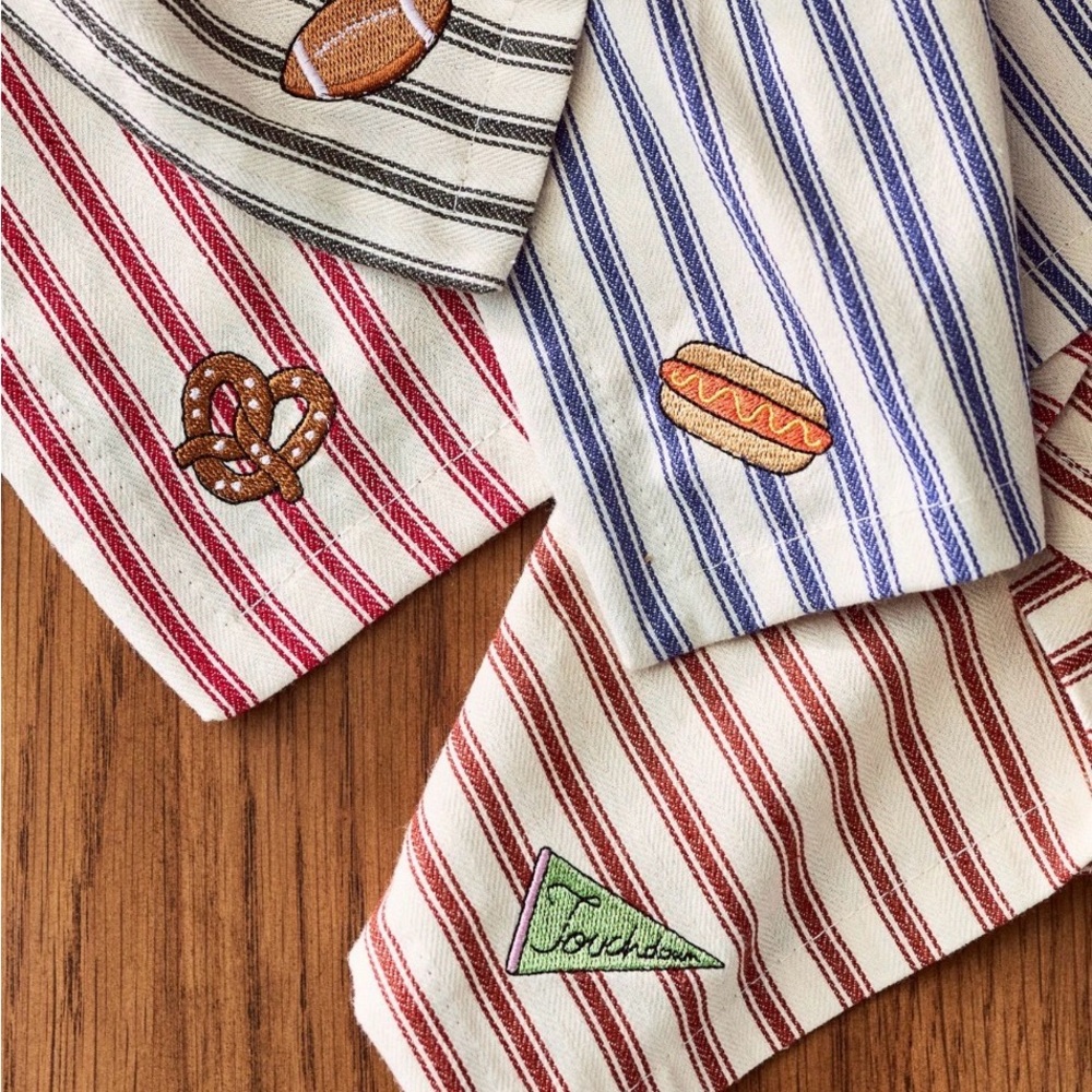 Frazier Sterling Game Day Napkins Set of 4